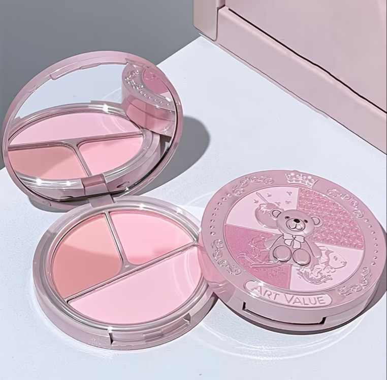BEAR KNİGHT 3-in-1 Palet - 1#Pembe