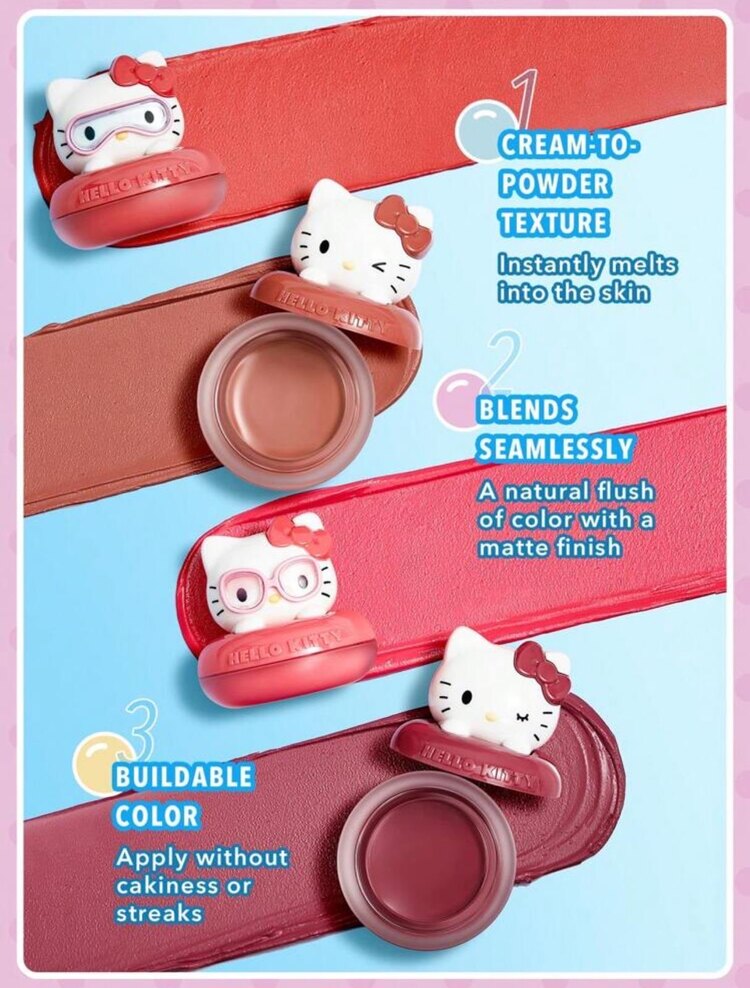 Sheglam Hello Kitty Allık Serisi - Cream Blush 