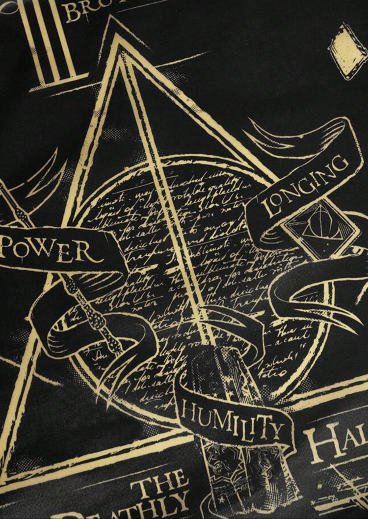  X SHEGLAM Harry Potter Badge Printed Bez Çanta