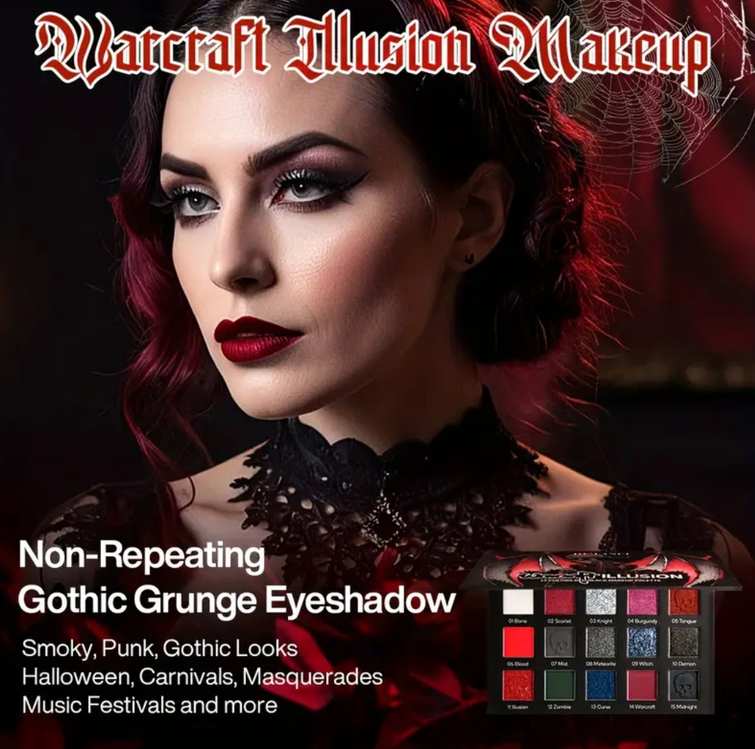 15 Renk Gothic Smoky Eyes Far Paleti