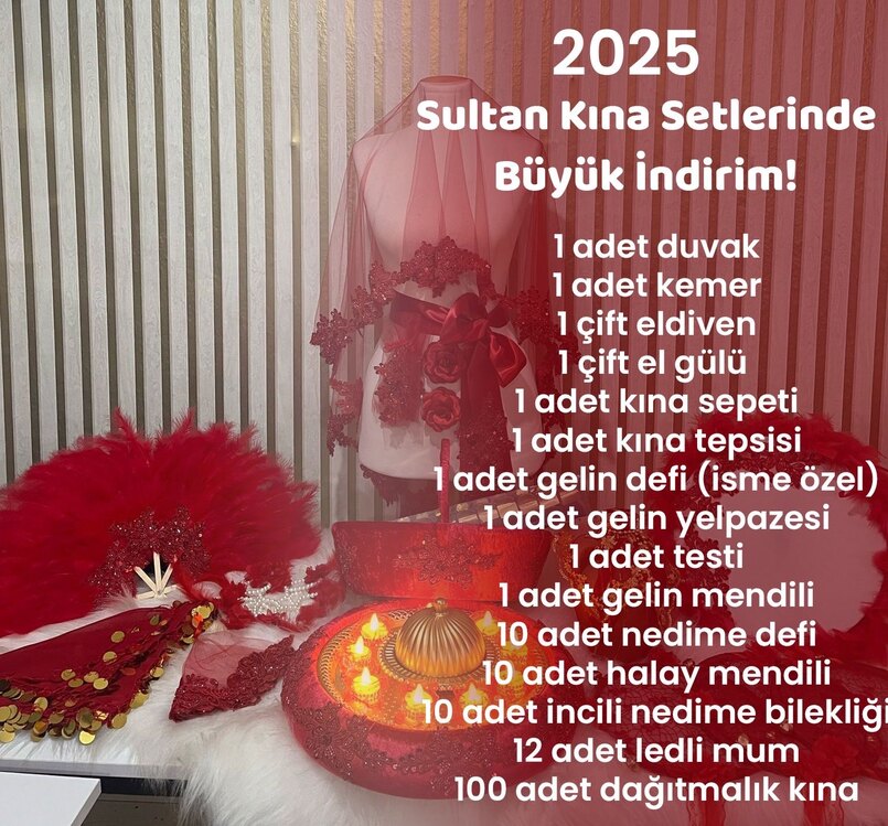 Sultan kına seti 