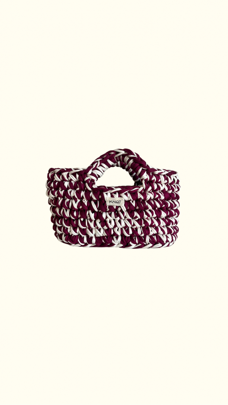 Agora Handbag Dark Cherry/Cream