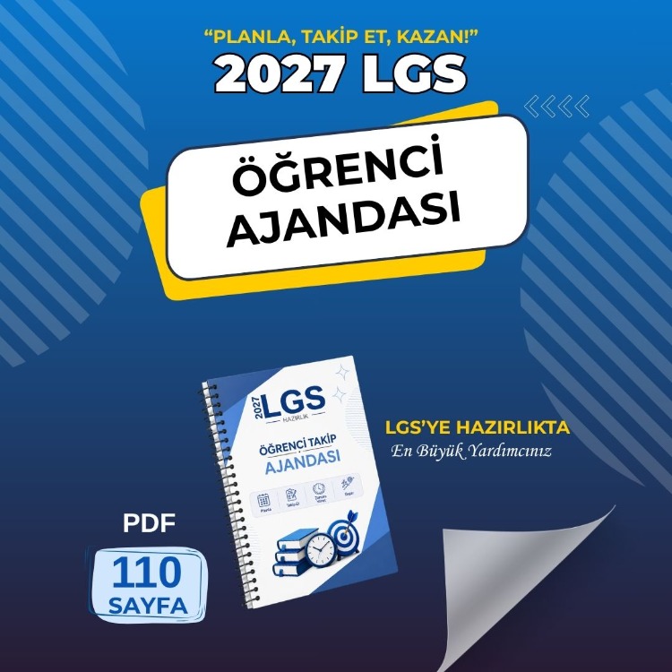 2027 LGS ÖĞRENCİ TAKİP AJANDASI (PDF)