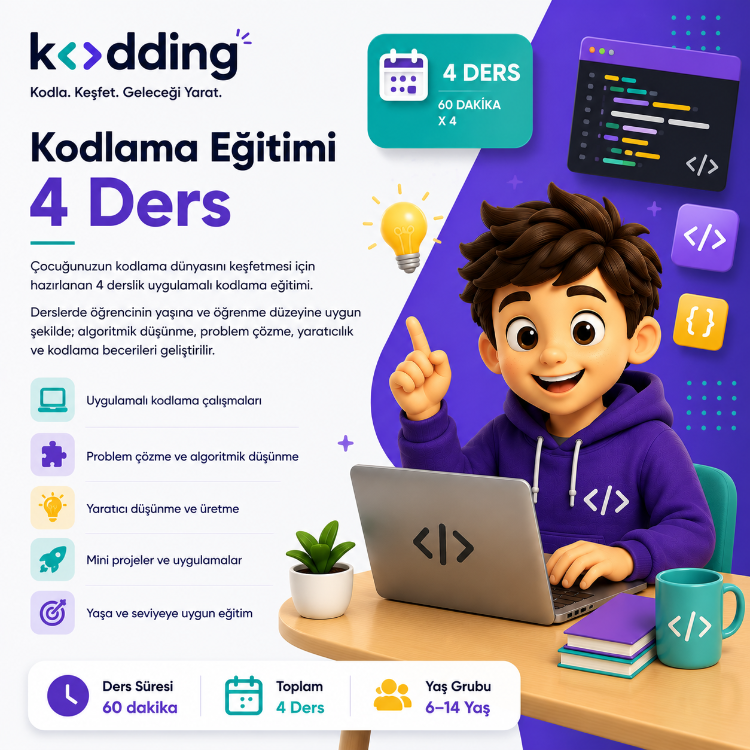 Kodlama Eğitimi – 4 Haftalık Program