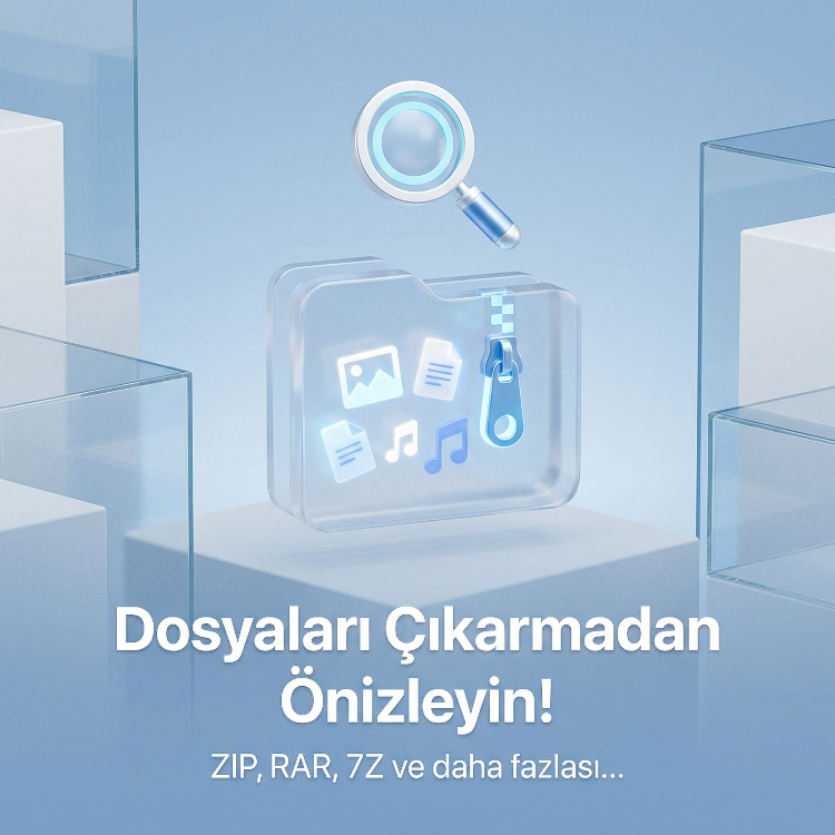 ZipLens v1.1.0: Arşivlerinize Açılan Profesyonel Pencereniz!