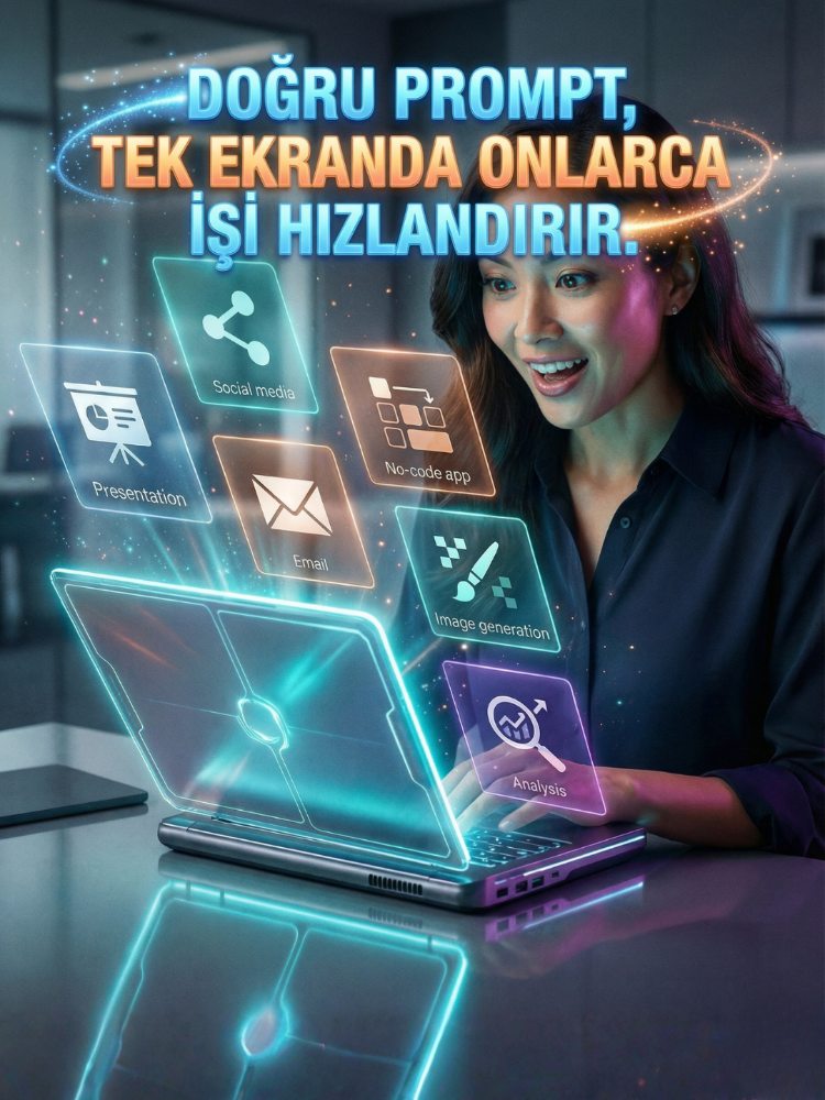 İşini 10X Hızlandıran AI Prompt Pack | 2 Ürün Tek Paket