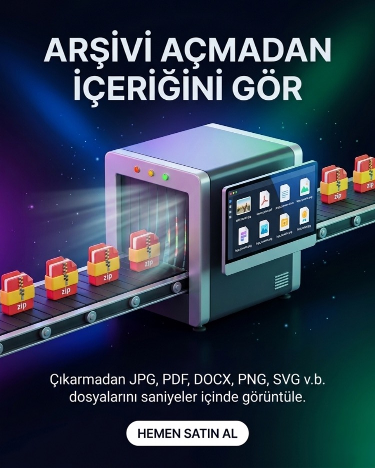 ZipLens v1.1.0: Arşivlerinize Açılan Profesyonel Pencereniz!