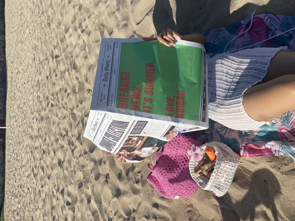Pink Beach Bag