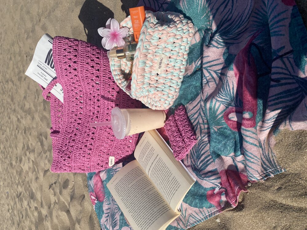 Pink Beach Bag