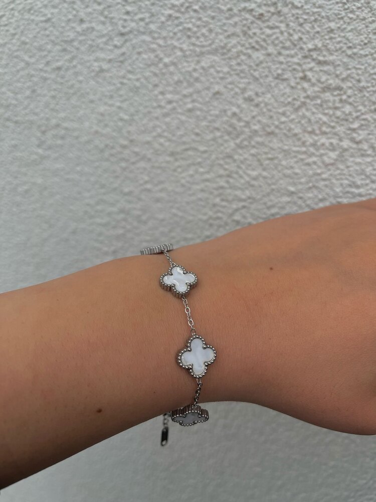 Vc silver beyaz bileklik | çelik