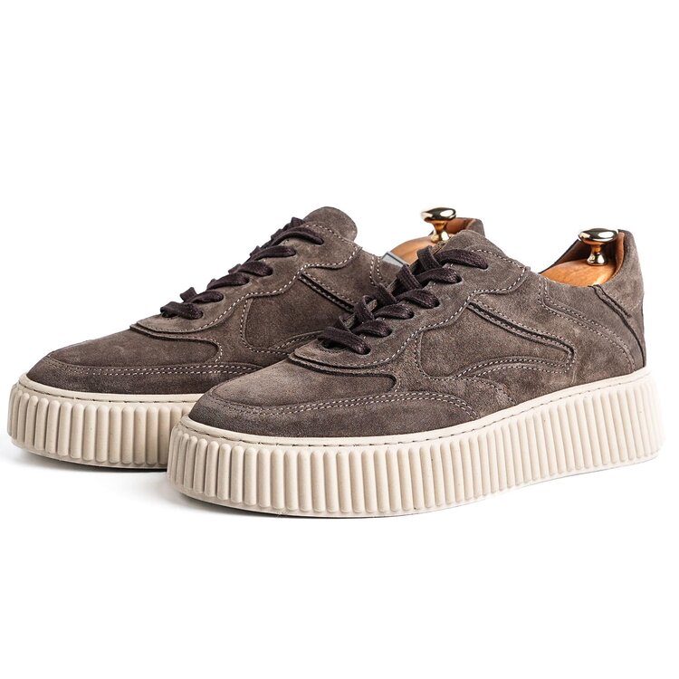Hakiki Deri El Yapımı Vizon Süet Sneaker