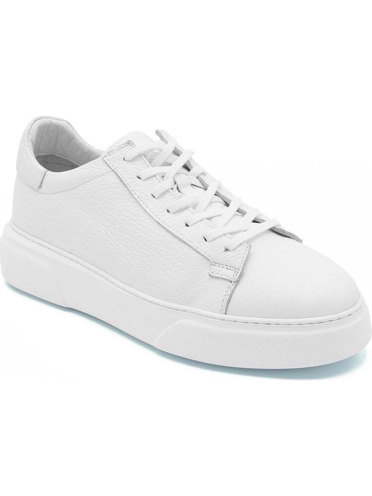 Deri Erkek Beyaz Sneakers Ayakkabı