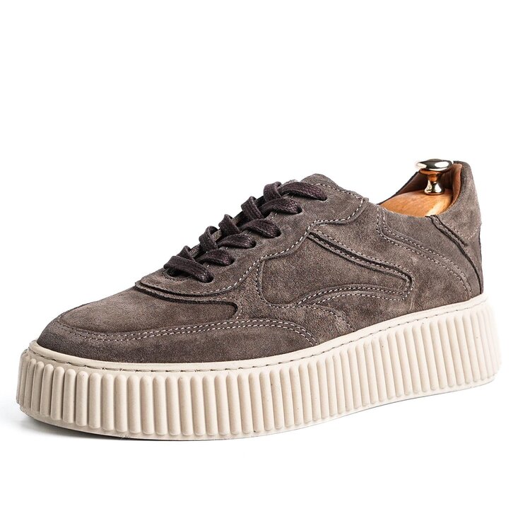 Hakiki Deri El Yapımı Vizon Süet Sneaker