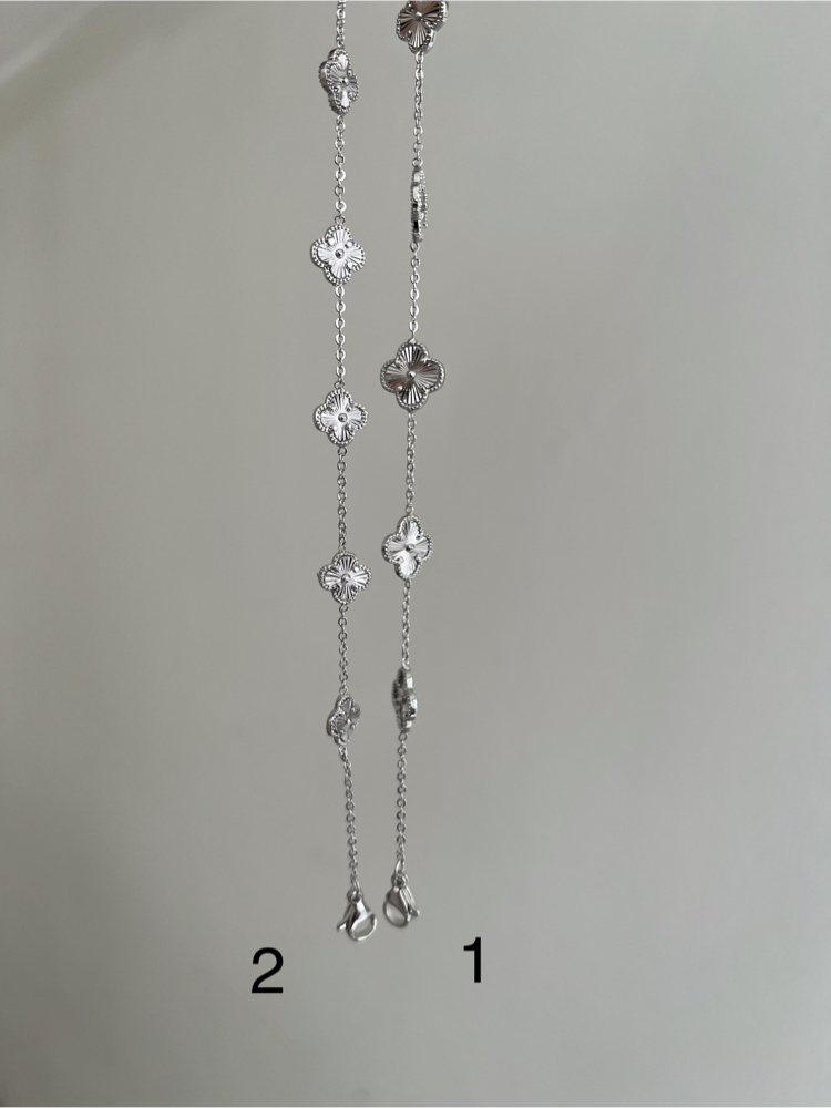 Vintage Yonca Figürlü Bileklik | Silver