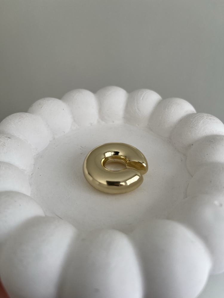 Bombeli Kıkırdak Küpe (Ear Cuff) | 14k