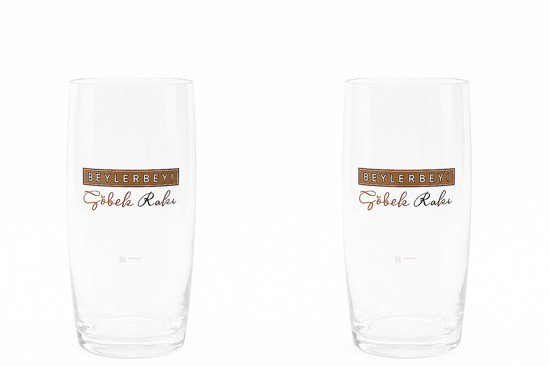 2 adet Beylerbeyi rakı kadehi 