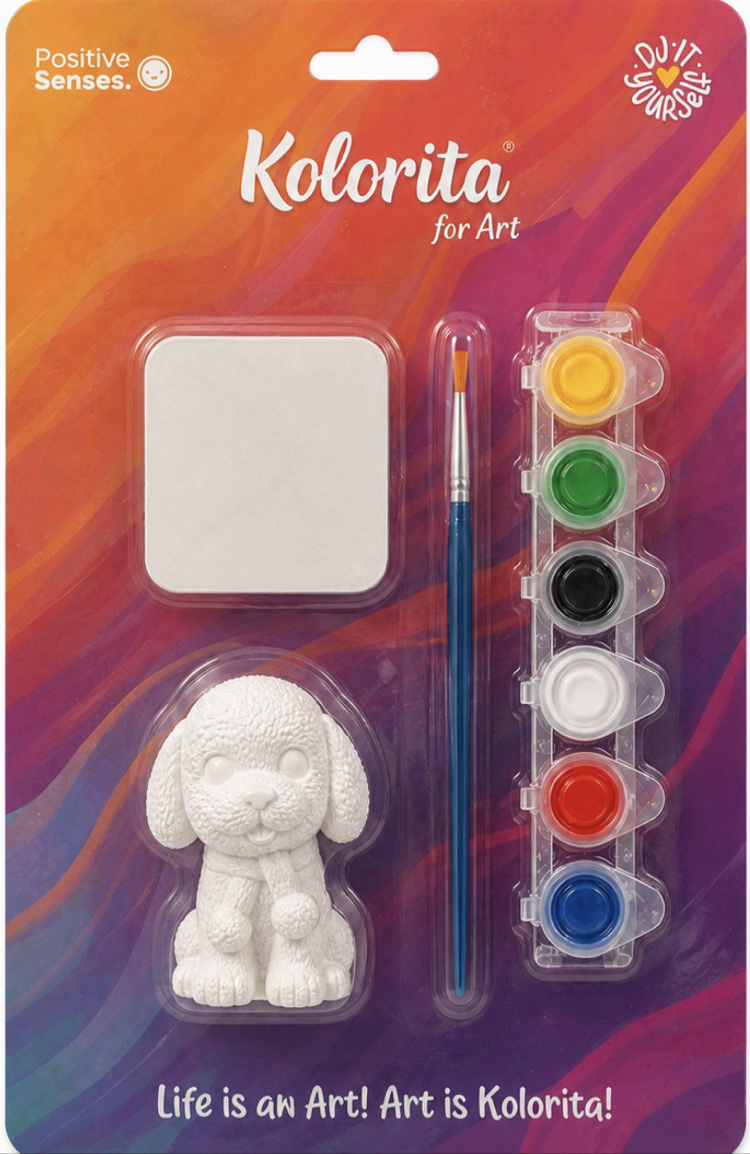 Koloritaforart sevimli köpek