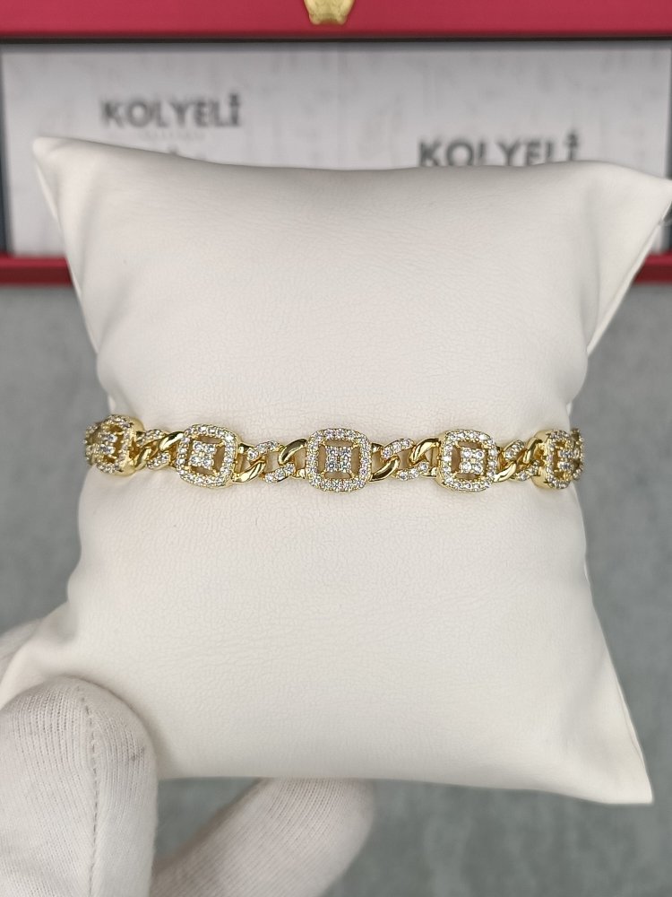 TAŞLI BİLEZİK (17+2 CM)