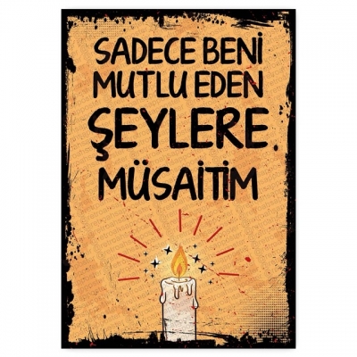30x20cm AHŞAP POSTER