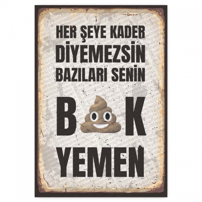 30x20cm AHŞAP POSTER