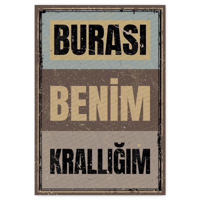30x20cm AHŞAP POSTER