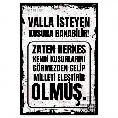 30x20cm AHŞAP POSTER