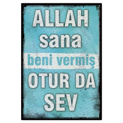 30x20cm AHŞAP POSTER