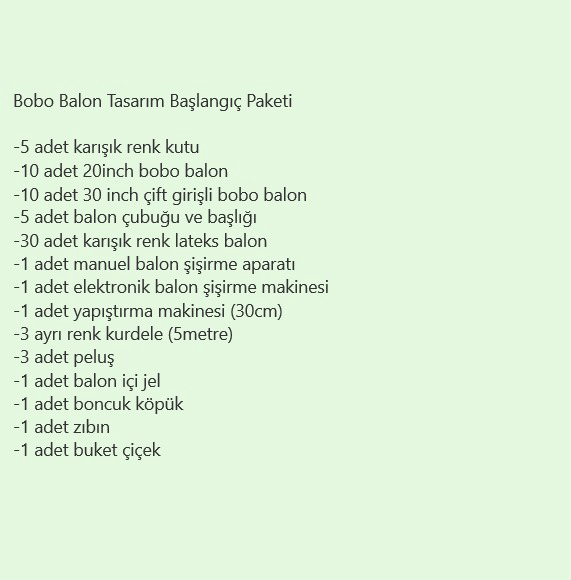 Bobo Balon Tasarım Başlangıç Paketi