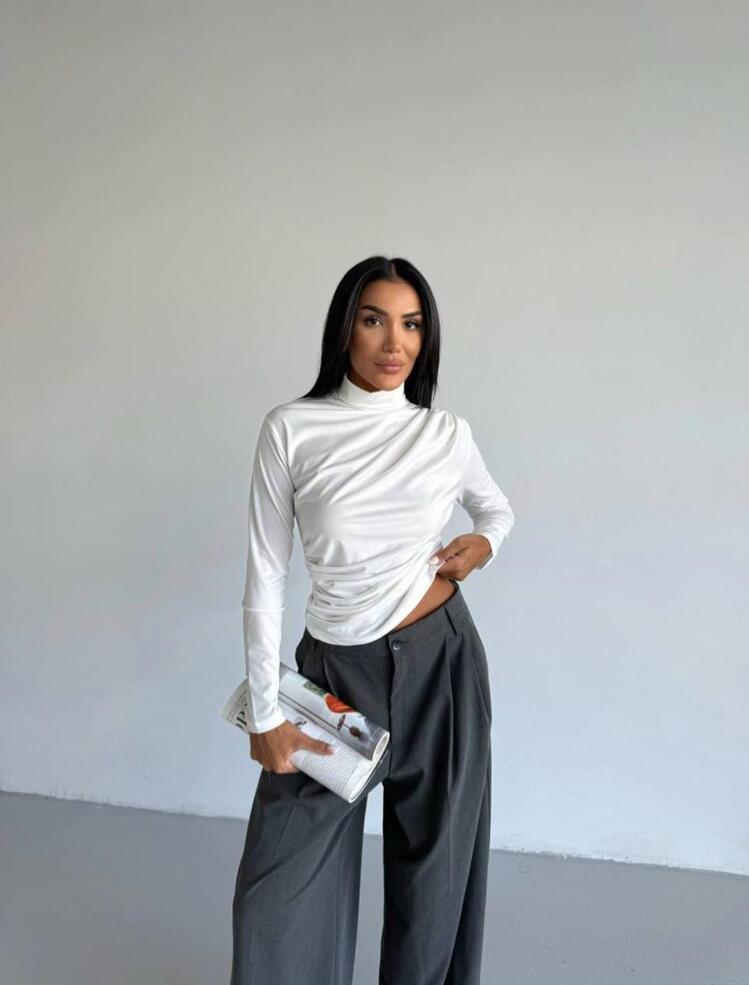 BEYAZ SANDY BLUZ