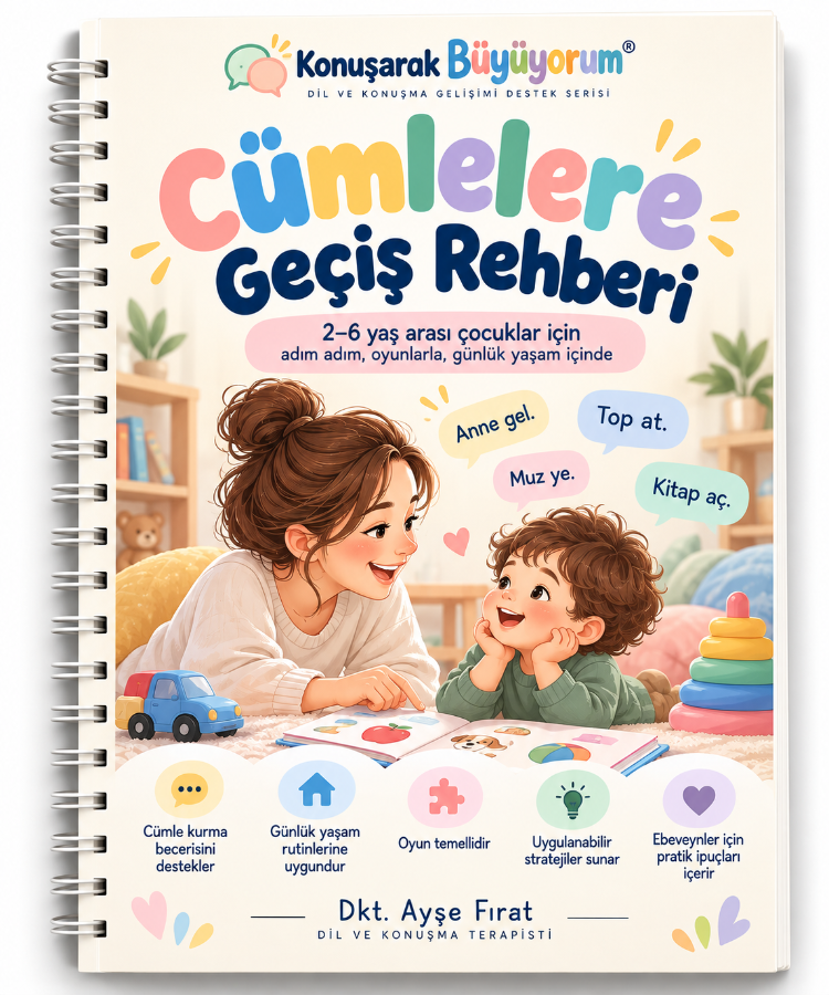 Konuşarak Büyüyorum® – Cümlelere Geçiş Rehberi (Dijital PDF)