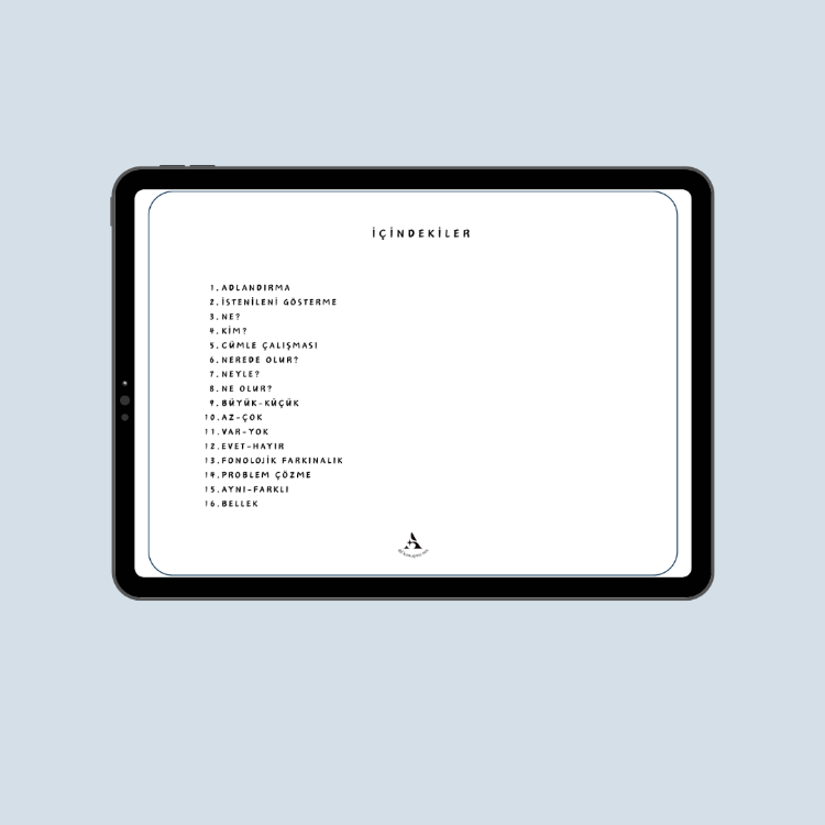 Kahvaltılıklar – Dijital Oyun Destekli PDF Materyali
