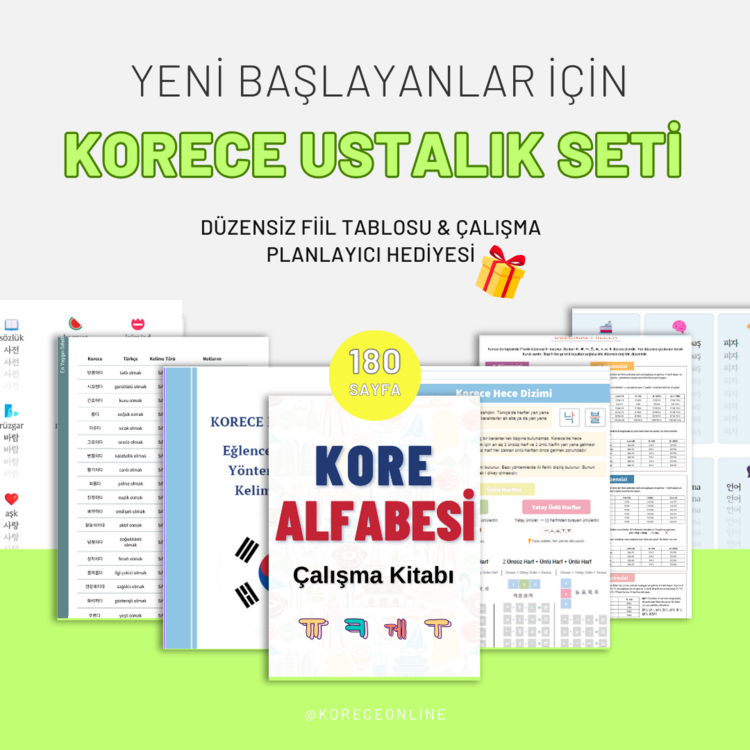 Korece Ustalık PDF Seti - Sadece 99 TL!