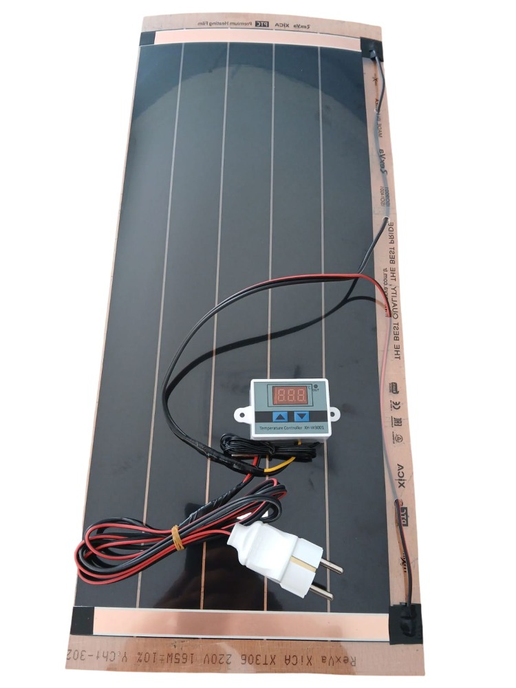 Rexva 25x60 Karbon Isıtıcı Film Dijital Termostatlı Hazır Set