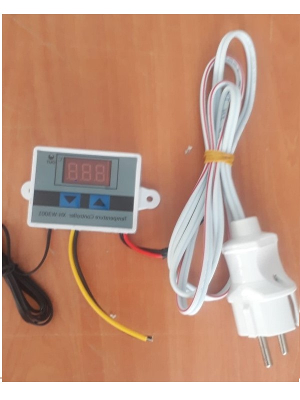 Xh-w3001 220v Ac Dijital Termostat Kablolu Fişli