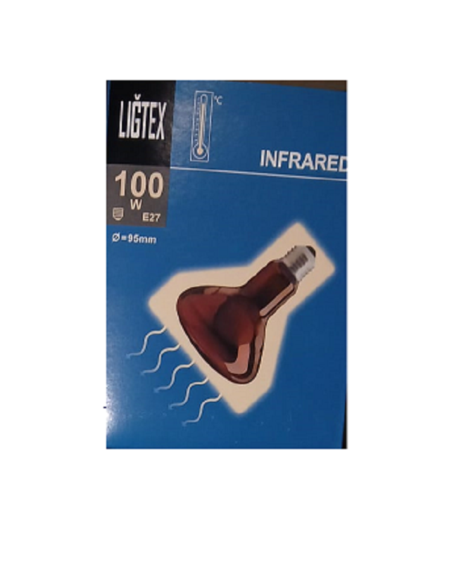 Mandallı Akrobat Lamba Tutucu (MAVİ) Sürüngen Isıtma 100 W Lamba Dahil