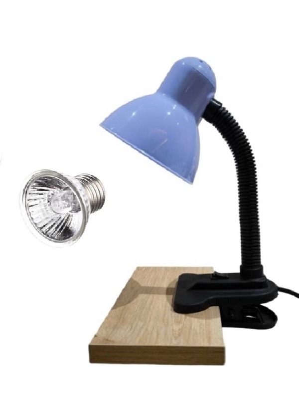 Mandallı Lamba Tutacağı sürüngen Isı lambası 25 W Lamba Dahil