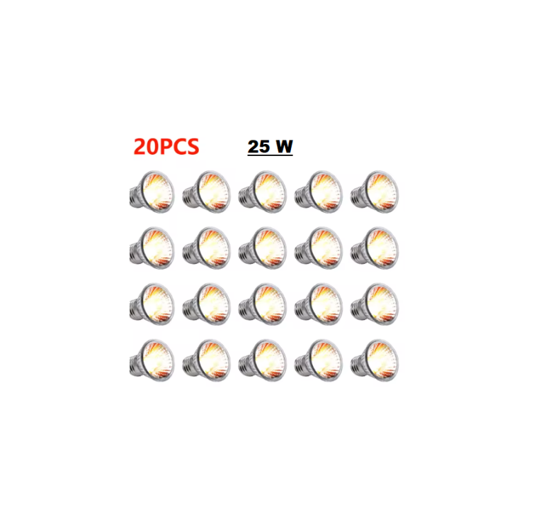 Uva Uvb Lamba Sürüngen Lambası 25w 20 ADET