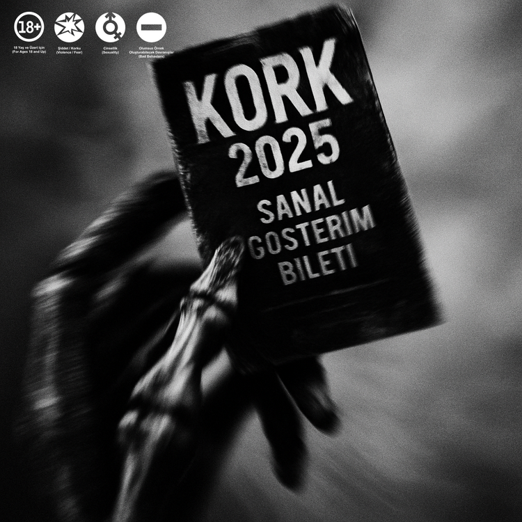 KORK Uluslararası Korku Filmi Festivali'25 - Sanal Festival Bileti TÜRKÇE ALTYAZILI Tüm Filmler