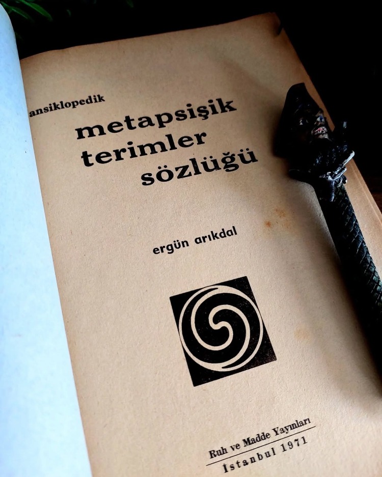 Ergün Arıkdal — Ansiklopedik Metapsişik Terimler Sözlüğü | 1971