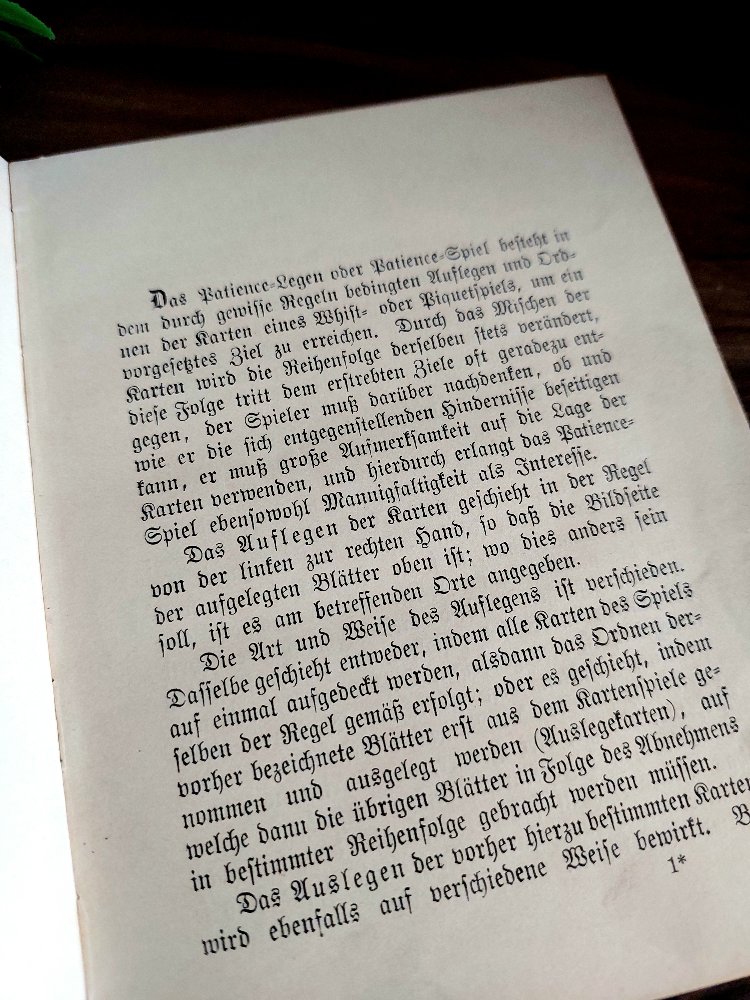 Das Buch der Patiencen | Circa 1900's