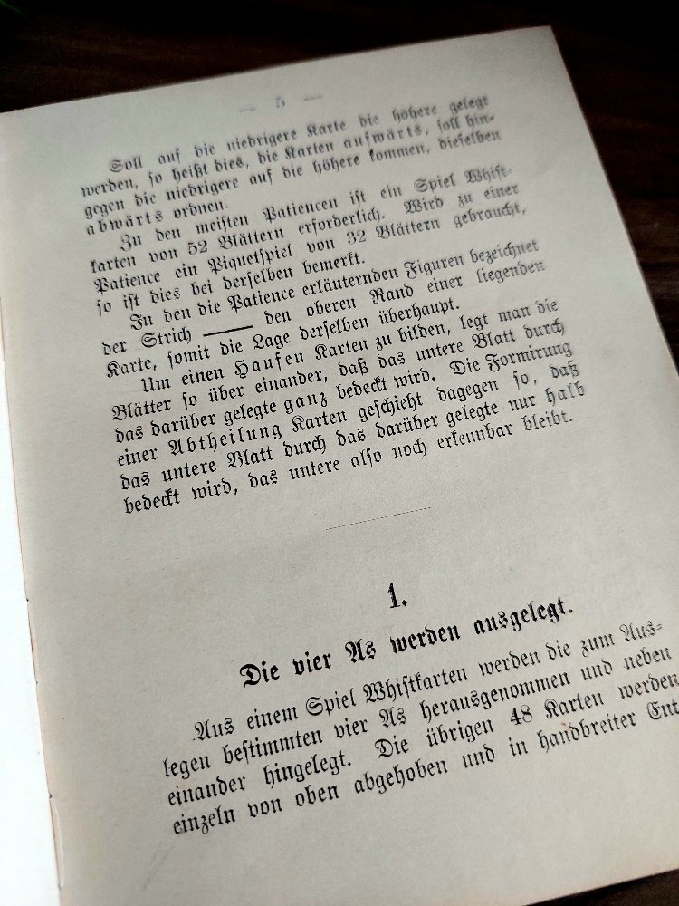 Das Buch der Patiencen | Circa 1900's