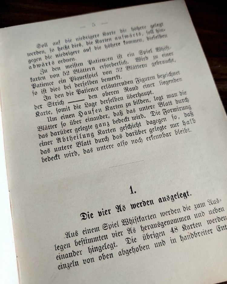 Das Buch aller Patiencen | Circa 1900