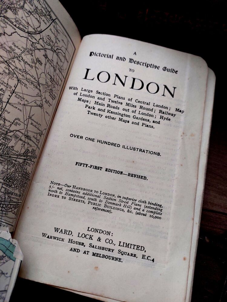 Ward Lock's Illustrated Guide Books "Red Guides" * Circa 1900's