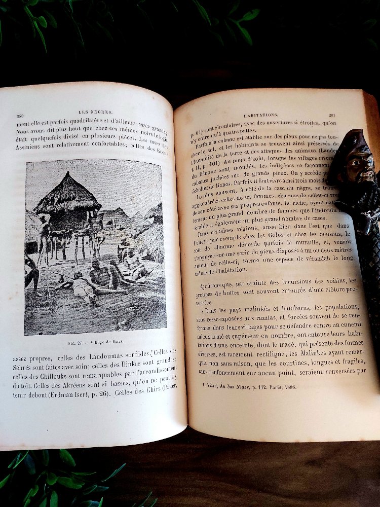 Abel Hovelacque — Les Nègres de l’Afrique Sus-Équatoriale | 1889 - İlk Baskı