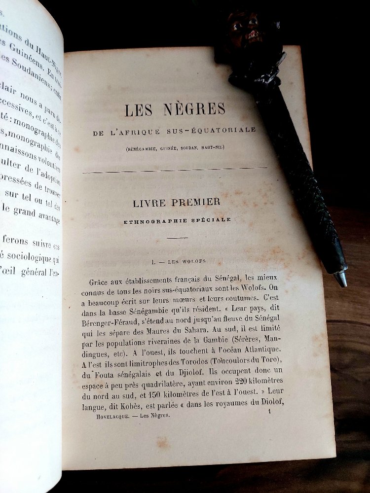 Abel Hovelacque — Les Nègres de l’Afrique Sus-Équatoriale | 1889 - İlk Baskı