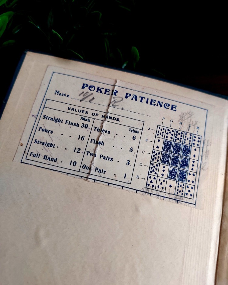 Das Buch aller Patiencen | Circa 1900