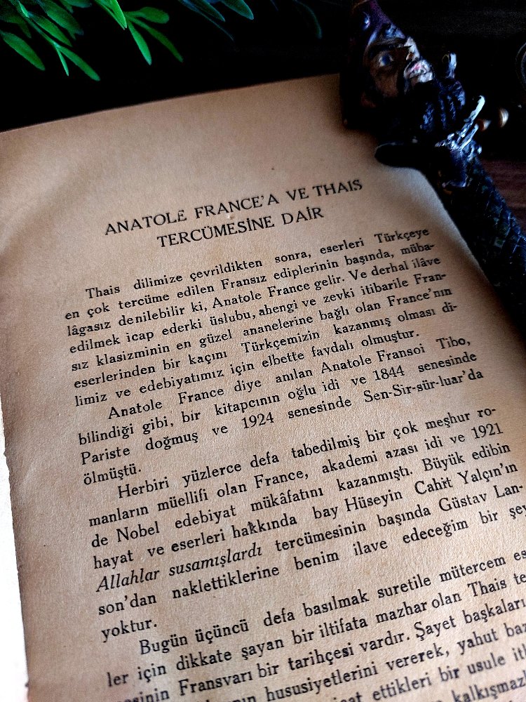 Anatole France — Thais * 1939