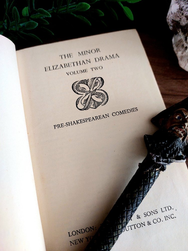 Minor Elizabethan Drama Vol. 2 — Pre-Shakespearean Comedies | 1949