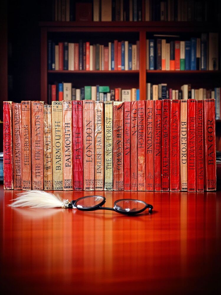 Ward Lock's Illustrated Guide Books "Red Guides" * Circa 1900's