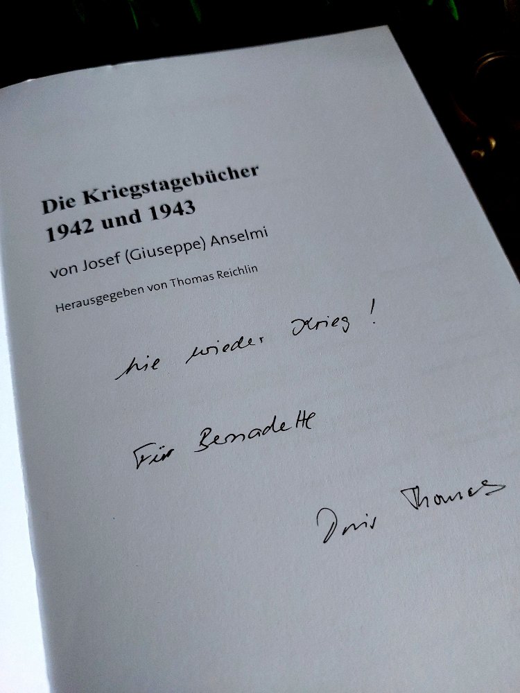 Josef (Giuseppe) Anselmi — Die Kriegstagebücher 1942 und 1943 * 2020
